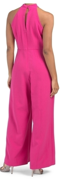 Julia Jordan Women's Fuachia Halter Neck jumpsuit - Picture 3 of 14